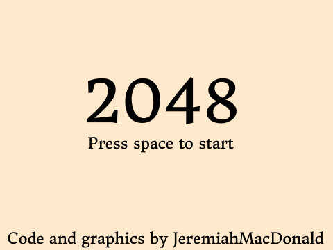 Cover for 2048